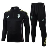 2025/26 JUV Black Half Pull Tracksuit