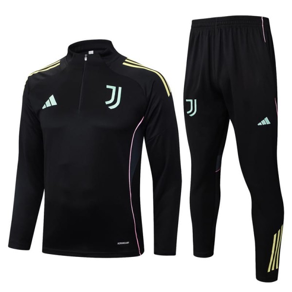 2025/26 JUV Black Half Pull Tracksuit