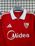 2025/26 Sevilla Away Red Fans Soccer jersey