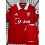 2025/26 Sevilla Away Red Fans Soccer jersey