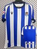 2025/26 Real Sociedad Home Blue Fans Soccer jersey