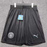 2025/26 Man City Away Black Fans Soccer Shorts