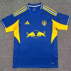 2025/26 Leeds United Away Blue Fans Soccer jersey
