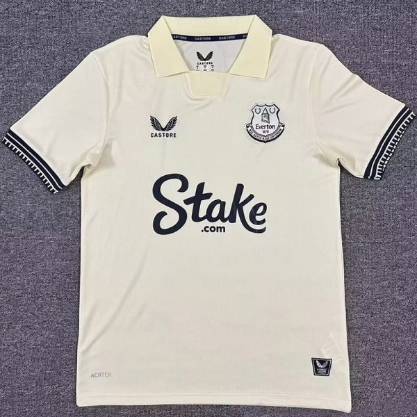 2025/26 Everton Away White Fans Soccer jersey