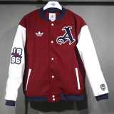 2025/26 ASN Cotton Baseball Crimson Hoodie Jacket
