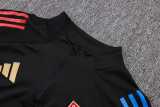 2025/26 Lyon Black Half Pull Tracksuit