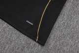 2025/26 Lyon Black Half Pull Tracksuit