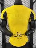 [PLAYER] 2025/26 Al Ittihad FC Home Yellow Player Soccer jersey