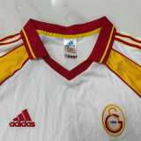 1999/00 Galatasaray SK Away White Retro Soccer jersey
