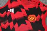 2025/26 Man Utd Red Training Shorts Suit