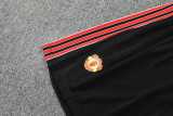 2025/26 Man Utd Black Training Shorts Suit
