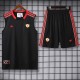 2025/26 Man Utd Black Training Shorts Suit