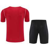 2025/26 Man Utd Red Training Shorts Suit