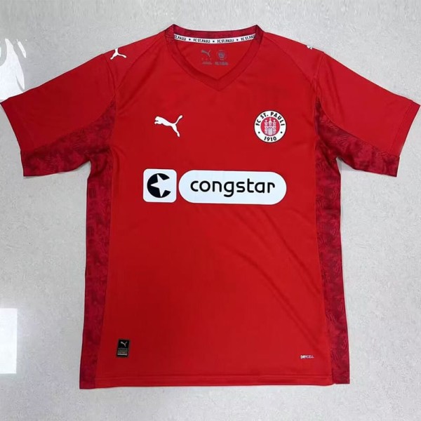 2025/26 FC St. Pauli 4RD Red Fans Soccer jersey