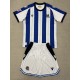 2025/26 Real Sociedad Home Blue Fans Kids Soccer jersey
