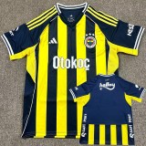 2025/26 Fenerbahce SK Home Yellow Fans Soccer jersey