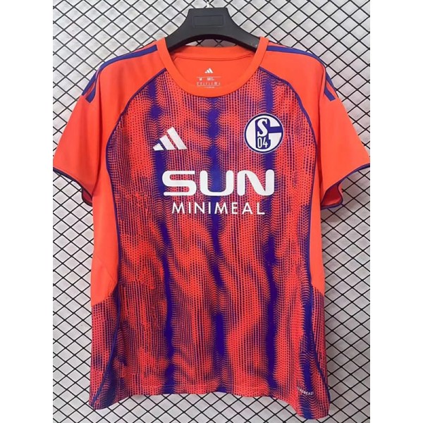 2025/26 FC Schalke 04 3RD Red Fans Soccer jersey