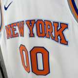 2022/23 KNICKS CLARKSON #00 White NBA Jerseys