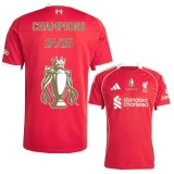2025/26 LIV Home Red CHAMPIONS 24/25&Gold Trophy Fans Soccer jersey