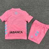 2025/26 Celta 3RD Pink Fans Kids Soccer jersey