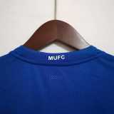 2008/09 Man Utd 3RD Blue Retro Long Sleeve Soccer jersey