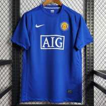 2008/09 Man Utd 3RD Blue Retro Soccer jersey
