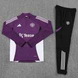 2025/26 Man Utd Purple Half Pull Tracksuit