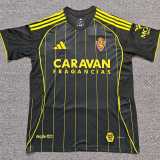 2025/26 Zaragoza Away Black Fans Soccer jersey