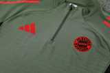 2025/26 Bayern Green Half Pull Tracksuit