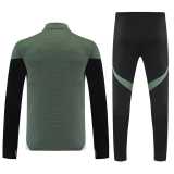 2025/26 Bayern Green Half Pull Tracksuit