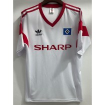 1988 Hamburger SV Home White Retro Soccer jersey