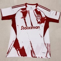 2025/26 Olympiacos FC Away Red Fans Soccer jersey