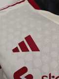 [PLAYER] 2025/26 LIV Away White Player Long Sleeve Soccer jersey