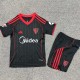 2025/26 Sevilla 3RD Black Fans Kids Soccer jersey