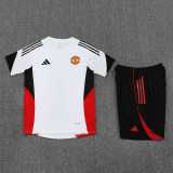 2025/26 Man Utd White Training Shorts Suit