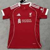 2025/26 LIV Home Red Fans Women Soccer jersey