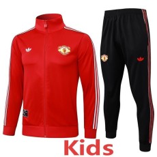 2025/26 Man Utd Red Kids Tracksuit