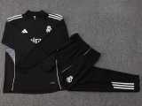 2025/26 R MAD Black Kids Half Pull Tracksuit
