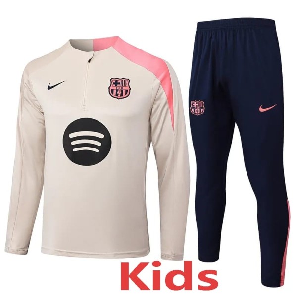 2025/26 BAR Yellow Kids Half Pull Tracksuit