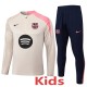 2025/26 BAR Yellow Kids Half Pull Tracksuit