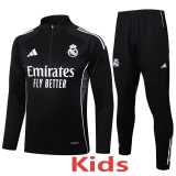 2025/26 R MAD Black Kids Half Pull Tracksuit