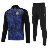 2025/26 Marseille Dark Blue Half Pull Tracksuit