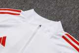 2025/26 LIV White Kids Half Pull Tracksuit