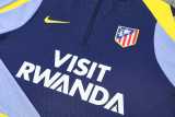 2025/26 A MAD Dark Blue Player Half Pull Tracksuit