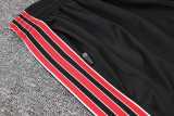 2025/26 Man Utd Black Half Pull Tracksuit
