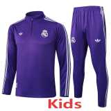 2025/26 R MAD Purple Kids Half Pull Tracksuit