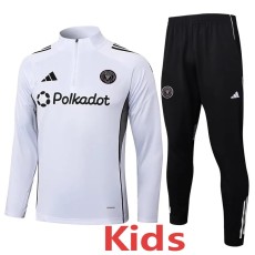 2025/26 Inter Miami White Kids Half Pull Tracksuit