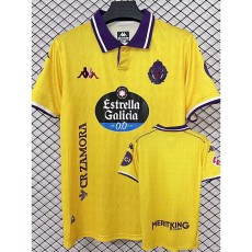 2025/26 Valladolid 3RD Yellow Fans Soccer jersey