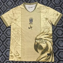 2025 Brazil Special Edition Yellow Fans Soccer jersey