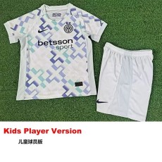 [PLAYER] 2025/26 INT Away White Player Kids Soccer jersey